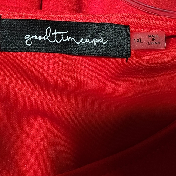 Good Time USA 1XL red dress - new; never worn - Picture 2 of 4